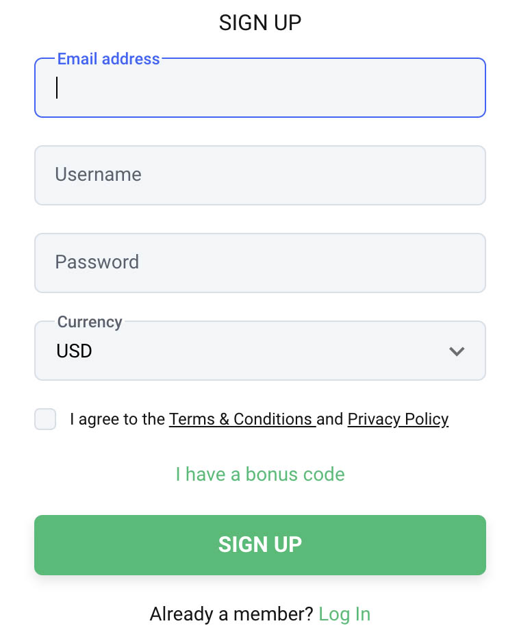 BitStarz Casino Registration
