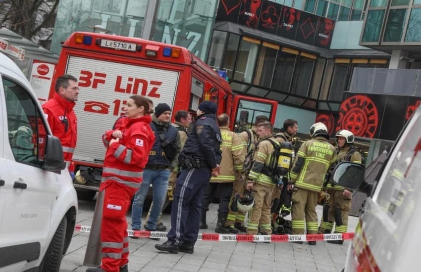 Fire at Casino Linz