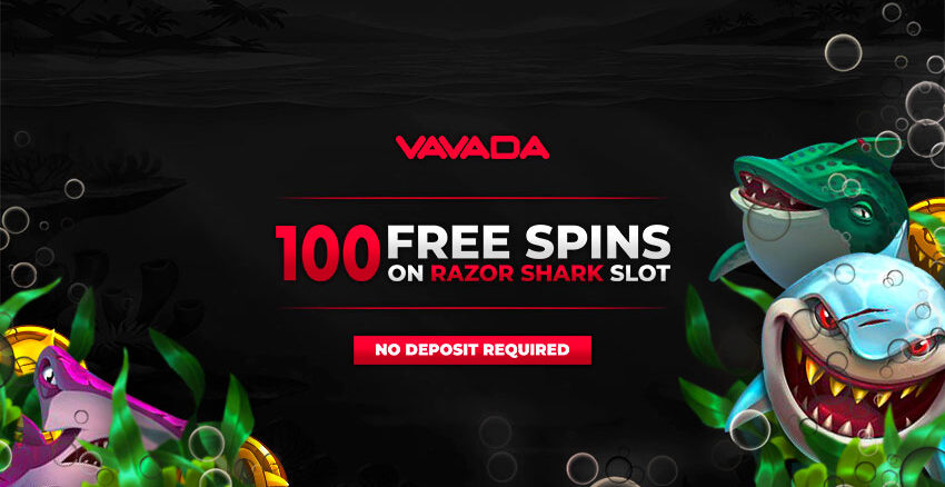 Vavada No Deposit Bonus 100 Free Spins on Razor Shark slot